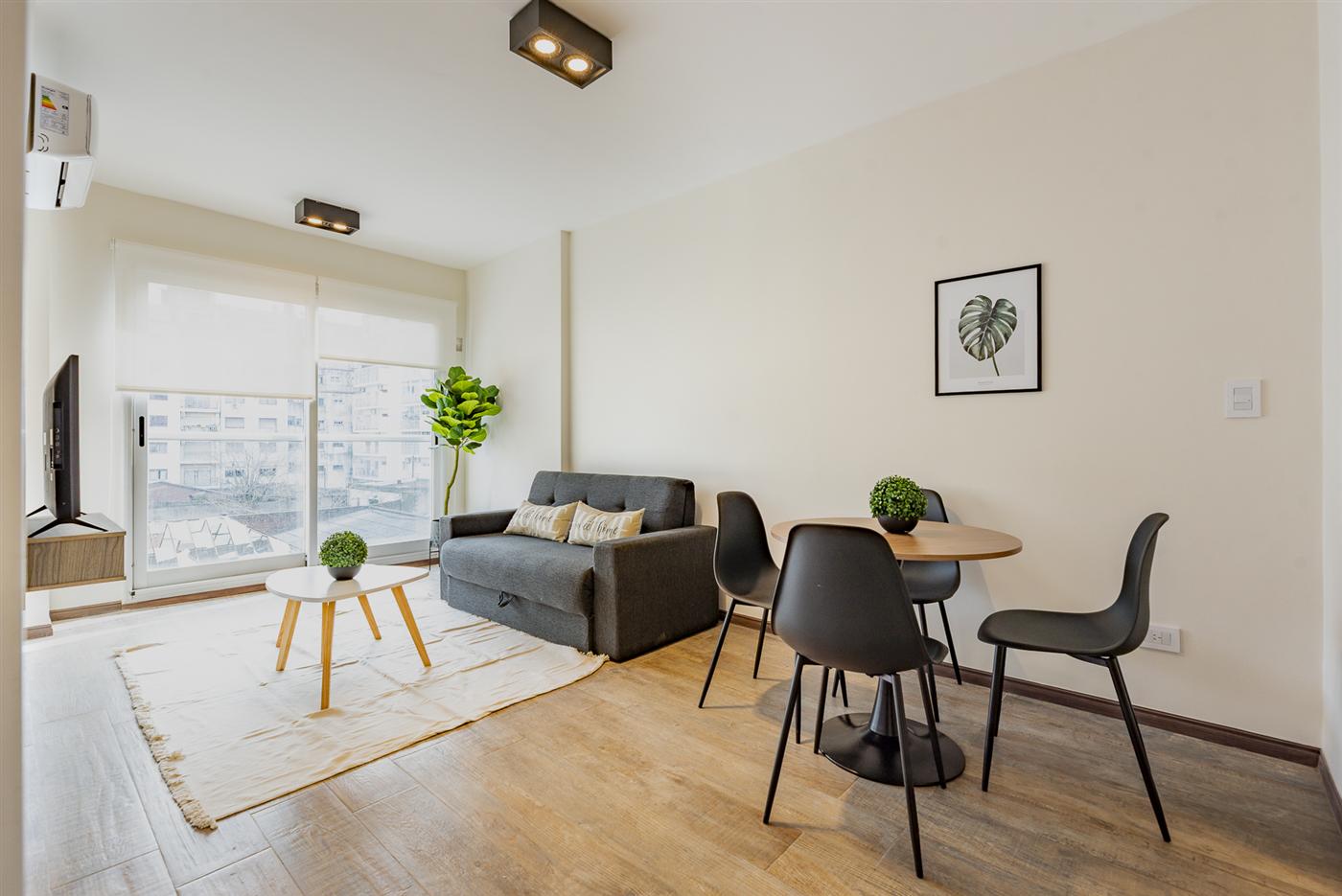 Living y comedor completo