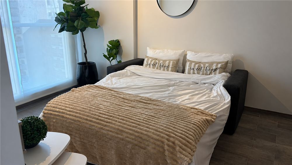 Sofá cama plegado